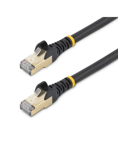 StarTech.com Cable de 5m de Red Ethernet CAT6a Negro RJ45 STP