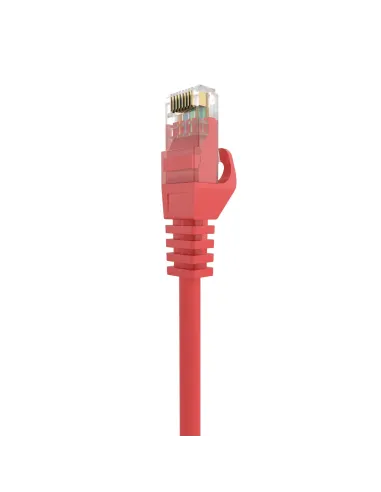 AISENS Cable de Red Latiguillo RJ45 LSZH Cat.6A 500 Mhz UTP AWG24, Rojo, 3.0M