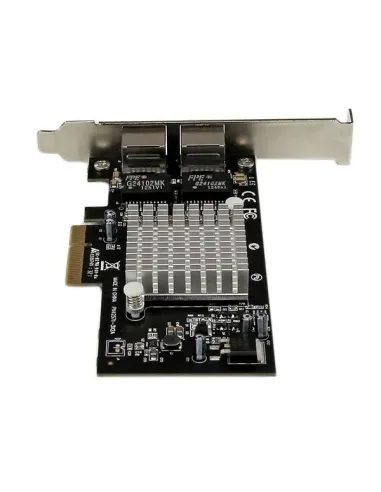 StarTech.com Tarjeta Adaptador de Red PCI Express PCI-E Gigabit Ethernet con 2 Puertos RJ45 Chipset Intel i350