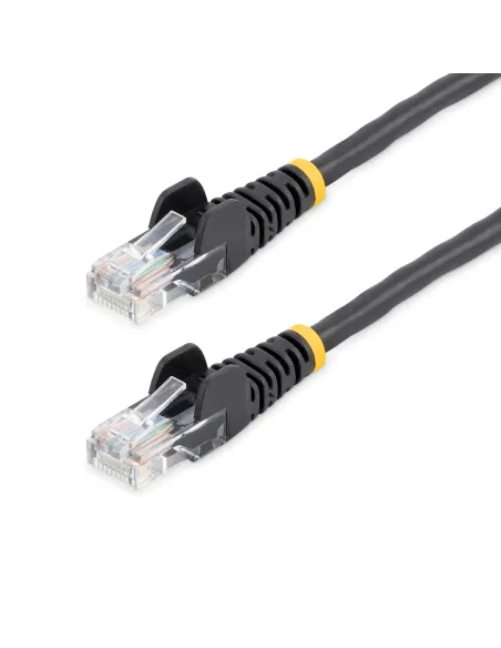 StarTech.com 45PAT5MBK cable de red Negro 5 m Cat5e U UTP (UTP)