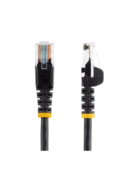 StarTech.com 45PAT5MBK cable de red Negro 5 m Cat5e U UTP (UTP)