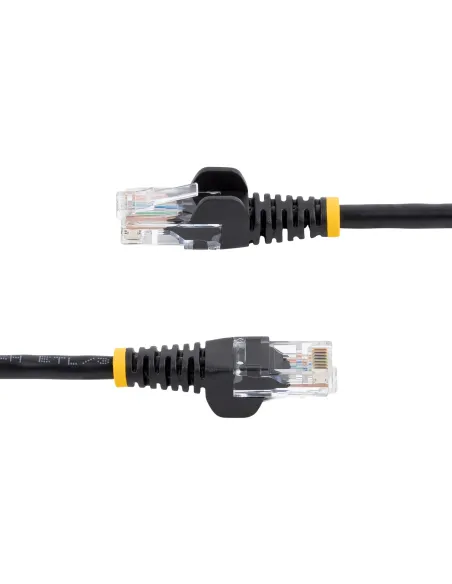 StarTech.com 45PAT5MBK cable de red Negro 5 m Cat5e U UTP (UTP)