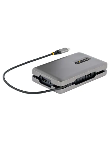StarTech.com Adaptador Multipuertos USB-C - Vídeo USB Tipo C con Modo Alt de DP - HDMI 2.0 4K -VGA - Docking Station USB-C para