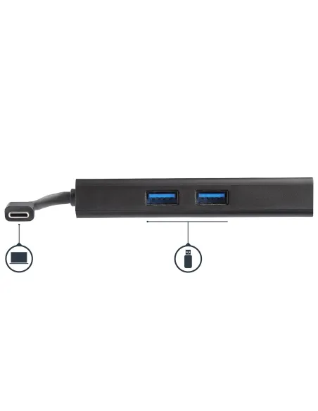 StarTech.com Adaptador Multipuertos USB-C - Docking Station Portátil USB-C 4K HDMI - con Entrega de Potencia de 60W - GbE - Hub