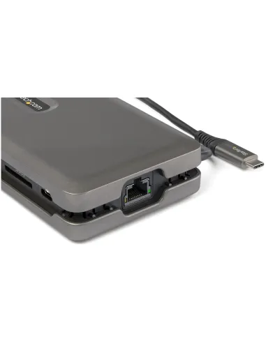StarTech.com Adaptador Multipuertos USB-C - USB Tipo C a HDMI 2.0 4K a 60Hz - Hub Ladrón USB de 2 Puertos de 10Gbps - con PD de