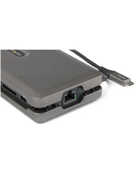 StarTech.com Adaptador Multipuertos USB-C - USB Tipo C a HDMI 2.0 4K a 60Hz - Hub Ladrón USB de 2 Puertos de 10Gbps - con PD de