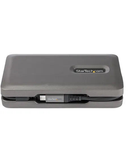 StarTech.com Adaptador Multipuertos USB-C - USB Tipo C a HDMI 2.0 4K a 60Hz - Hub Ladrón USB de 2 Puertos de 10Gbps - con PD de