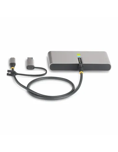 StarTech.com Hub Ladrón USB-C de 2 Puertos USB-A de 5Gbps con Red RJ45 Ethernet Gigabit y Puerto Serie DB9 RS232 FTDI -