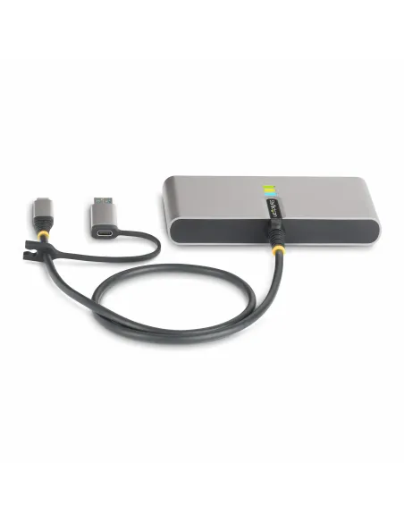 StarTech.com Hub Ladrón USB-C de 2 Puertos USB-A de 5Gbps con Red RJ45 Ethernet Gigabit y Puerto Serie DB9 RS232 FTDI -