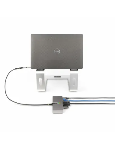 StarTech.com Hub Ladrón USB-C de 2 Puertos USB-A de 5Gbps con Red RJ45 Ethernet Gigabit y Puerto Serie DB9 RS232 FTDI -