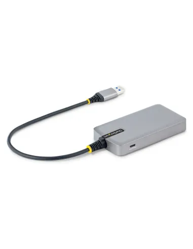 StarTech.com Hub USB de 4 Puertos - USB 3.0 de 5Gbps - Alimentado por el Bus - Concentrador de 4 Puertos USB-A con Alimentación