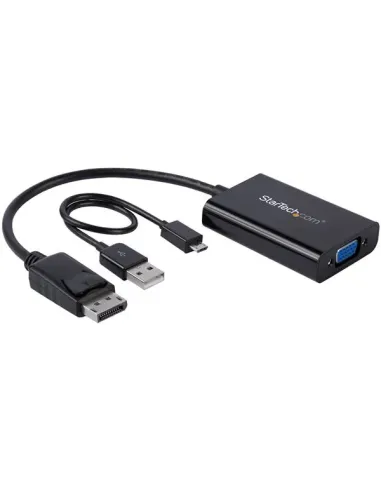 StarTech.com Adaptador de vídeo DisplayPort a VGA con audio