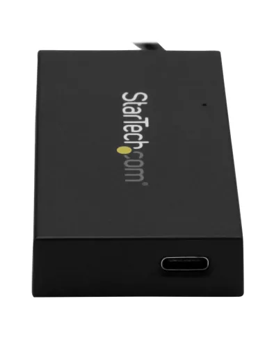 StarTech.com Hub USB 3.0 de 4 Puertos - Hub USB Tipo-A con 1 Puerto USB-C y 3 Puertos USB-A - Alimentación por Bus USB - Hub