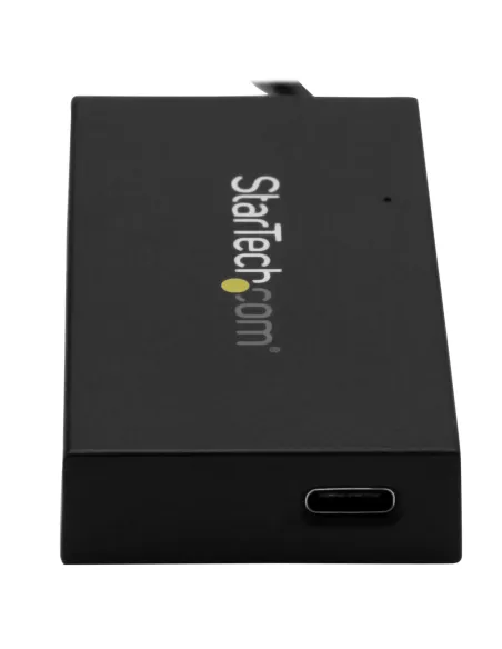 StarTech.com Hub USB 3.0 de 4 Puertos - Hub USB Tipo-A con 1 Puerto USB-C y 3 Puertos USB-A - Alimentación por Bus USB - Hub
