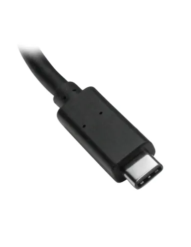 StarTech.com Concentrador USB 3.0 de 3 Puertos con USB-C y Ethernet Gigabit - 5Gbps - Con Adaptador de Alimentación