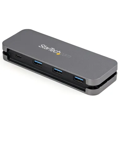 StarTech.com Hub USB C de 4 Puertos - 3 USB-A 1 USB-C - Ladrón USB 3.0 Tipo C (USB 3.2 Gen 1) - Alimentado por el Bus - Hub