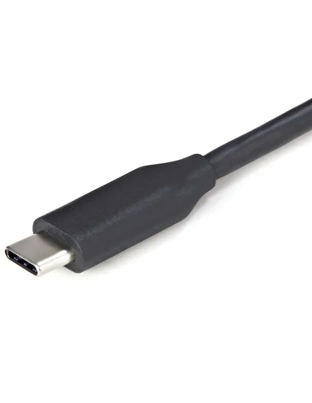 StarTech.com Hub USB C de 4 Puertos - 3 USB-A 1 USB-C - Ladrón USB 3.0 Tipo C (USB 3.2 Gen 1) - Alimentado por el Bus - Hub