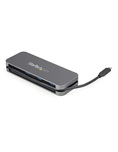 StarTech.com Hub USB C de 4 Puertos - 3 USB-A 1 USB-C - Ladrón USB 3.0 Tipo C (USB 3.2 Gen 1) - Alimentado por el Bus - Hub