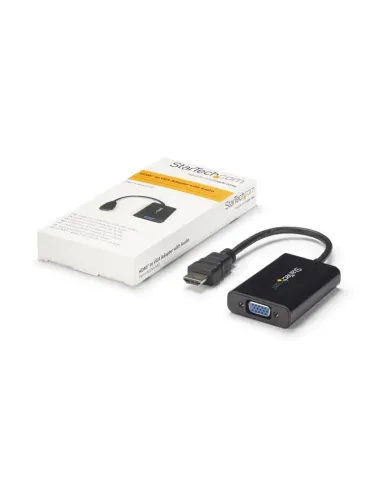 StarTech.com Cable Adaptador Externo Conversor de Vídeo y Audio HDMI a VGA - 1920x1200