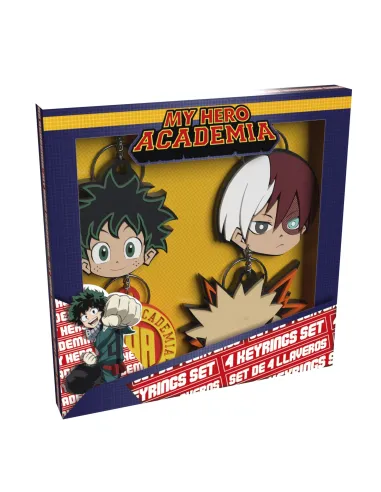 Set llaveros cyp brands my hero academia 4 llaveros