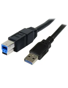 StarTech.com Cable USB 3.0 SuperSpeed Negro de 3 metros - A Macho a B Macho