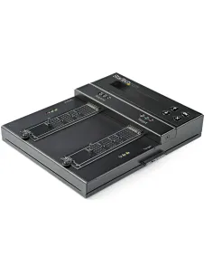 StarTech.com Clonador y Borrador Autónomo de Unidades de Almacenamiento SATA M.2 - NVMe M.2 - Duplicador Copiador Externo 2