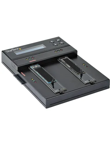 StarTech.com Clonador y Borrador Autónomo de Unidades de Almacenamiento SATA M.2 - NVMe M.2 - Duplicador Copiador Externo