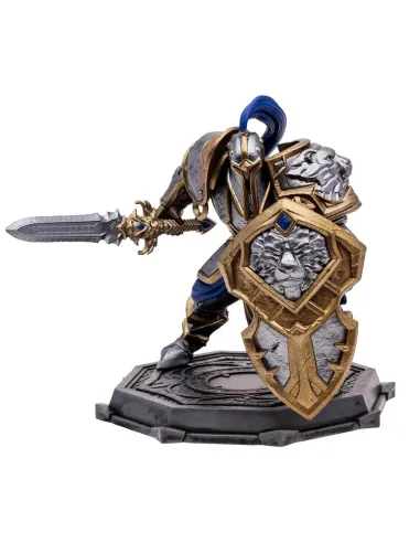 Figura mcfarlane toys world of warcraft human warrior & human paladin 15cm