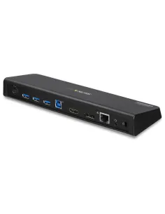 StarTech.com Docking Station USB 3.0 para 2 Monitores HDMI y DisplayPort 4K - USB 3.0 a 4x USB-A, Ethernet, HDMI y DP - 2