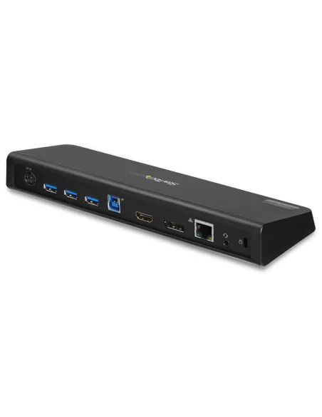 StarTech.com Docking Station USB 3.0 para 2 Monitores HDMI y DisplayPort 4K - USB 3.0 a 4x USB-A, Ethernet, HDMI y DP -