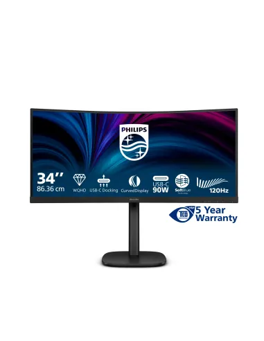 Philips 3000 series 34B2U3600C 00 pantalla para PC 86,4 cm (34") 3440 x 1440 Pixeles Wide Quad HD LCD Negro