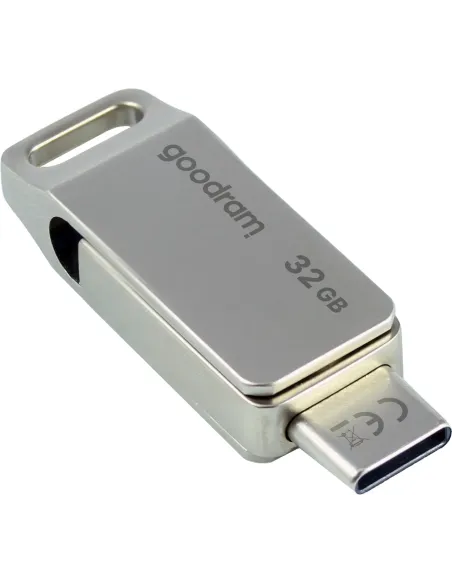 Goodram ODA3 unidad flash USB 32 GB USB Type-A   USB Type-C 3.2 Gen 1 (3.1 Gen 1) Plata