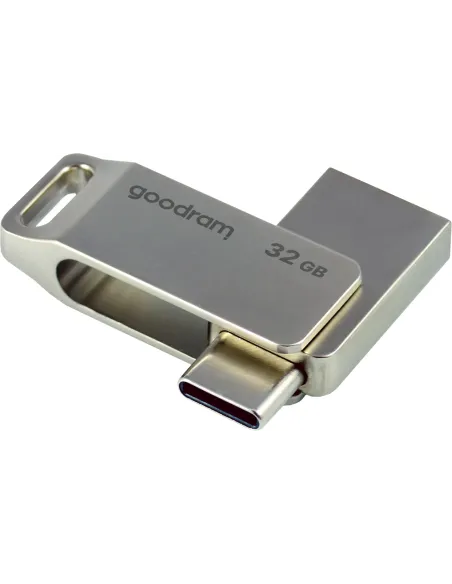 Goodram ODA3 unidad flash USB 32 GB USB Type-A   USB Type-C 3.2 Gen 1 (3.1 Gen 1) Plata