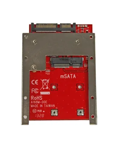 StarTech.com Adaptador Conversor de SSD mSATA a SATA de 2,5 Pulgadas - Convertidor