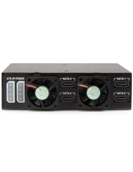 StarTech.com Backplane Rack Móvil 5,25 Pulgadas a 4 Unidades 2,5 SATA SAS
