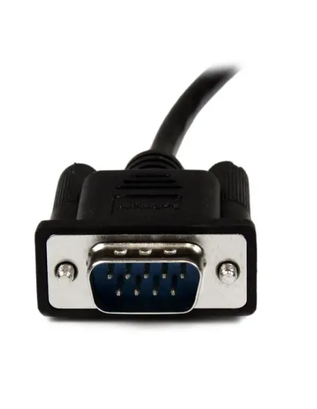 StarTech.com Cable 1m Módem Nulo Null Serie Serial DB9 Hembra a Macho - Negro