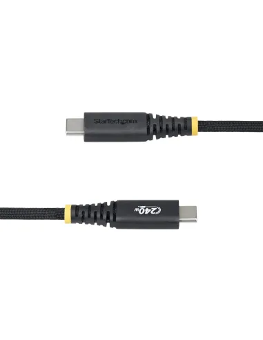 StarTech.com Cable de Carga USB-C de 2m - Cable Cargador USB Tipo C - PD EPR 240W 5A - Durable y Ultra Flexible - Cable