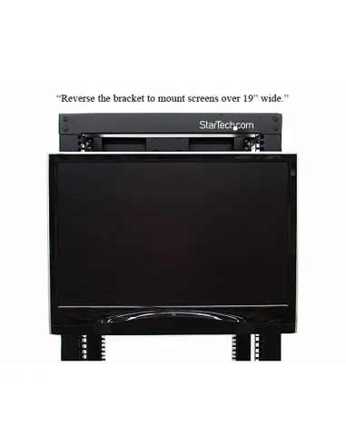 StarTech.com Bracket Soporte Montura para Monitores VESA LCD en Rack Armario de 19" Pulgadas