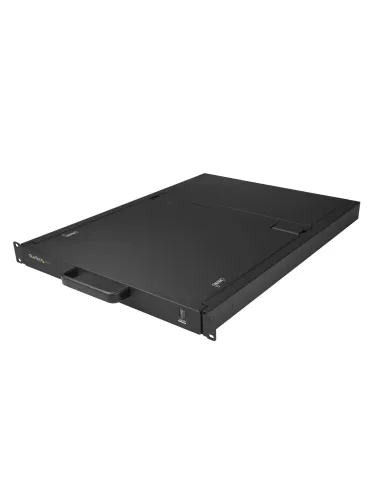 StarTech.com Consola KVM de 8 puertos para Montaje en Rack - Teclado QWERTY - con Cables de 1,8m - Conmutador KVM con Monitor