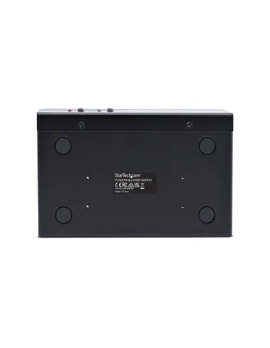 StarTech.com Switch KVM de 2 Puertos DisplayPort HDMI - Conmutador KVM de Dos Monitores - Hub Ladrón USB 2 Puertos 5Gbps - 2