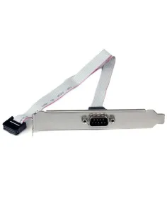 StarTech.com Adaptador de 40cm de Header Bracket Serie DB9 RS232 a IDC 10 Pines para Placa Base - Cabezal Serial