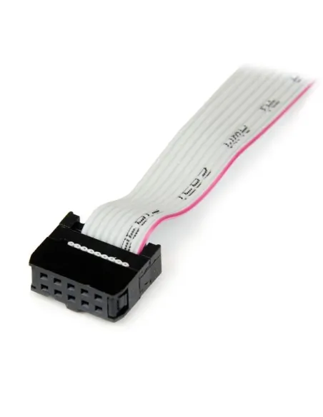 StarTech.com Adaptador de 40cm de Header Bracket Serie DB9 RS232 a IDC 10 Pines para Placa Base - Cabezal Serial