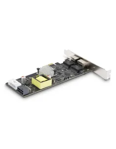 StarTech.com Tarjeta de Red Ethernet PCIe de 2 Puertos PoE de 2,5Gb - Tarjeta de Red NBASE-T - Adaptador LAN PCI Express - 2