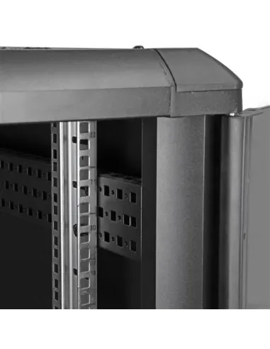StarTech.com Armario Rack para Servidores 22U 19" 4 Columnas - Rack de Servidores con Cerradura y Seguro - Rack con Ruedas y