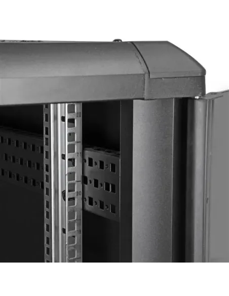 StarTech.com Armario Rack para Servidores 22U 19" 4 Columnas - Rack de Servidores con Cerradura y Seguro - Rack con Ruedas y