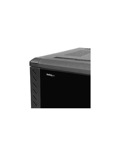 StarTech.com Armario Rack para Servidores 22U 19" 4 Columnas - Rack de Servidores con Cerradura y Seguro - Rack con Ruedas y