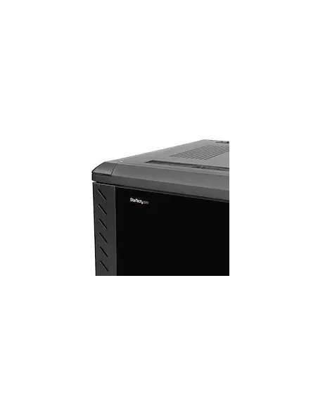 StarTech.com Armario Rack para Servidores 22U 19" 4 Columnas - Rack de Servidores con Cerradura y Seguro - Rack con Ruedas y