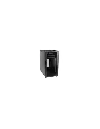 StarTech.com Armario Rack para Servidores 22U 19" 4 Columnas - Rack de Servidores con Cerradura y Seguro - Rack con Ruedas y