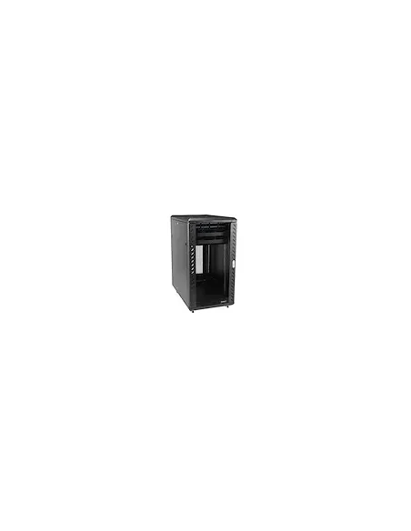 StarTech.com Armario Rack para Servidores 22U 19" 4 Columnas - Rack de Servidores con Cerradura y Seguro - Rack con Ruedas y