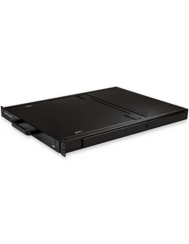 StarTech.com Consola KVM de 8 Puertos para Montaje en Rack con Cables de 1,8m - Teclado QWERTY - Conmutador KVM integrado con